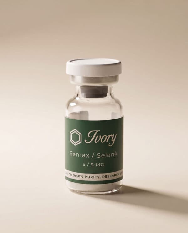 Semax + Selank Stack — Ivory research vial